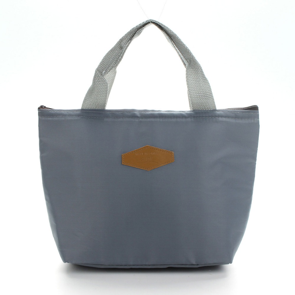 Hot Isolierten Tinfoil Aluminium Kühler Picknick Wasserdichte Reisetasche Box Mode 5 Candy Farben Freies Verschiffe