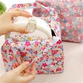 neue Lunchpaket Beutel Aufbewahrungsbox Blumen Isolierten Bento Kühler Picknick Tote Hochwertigen