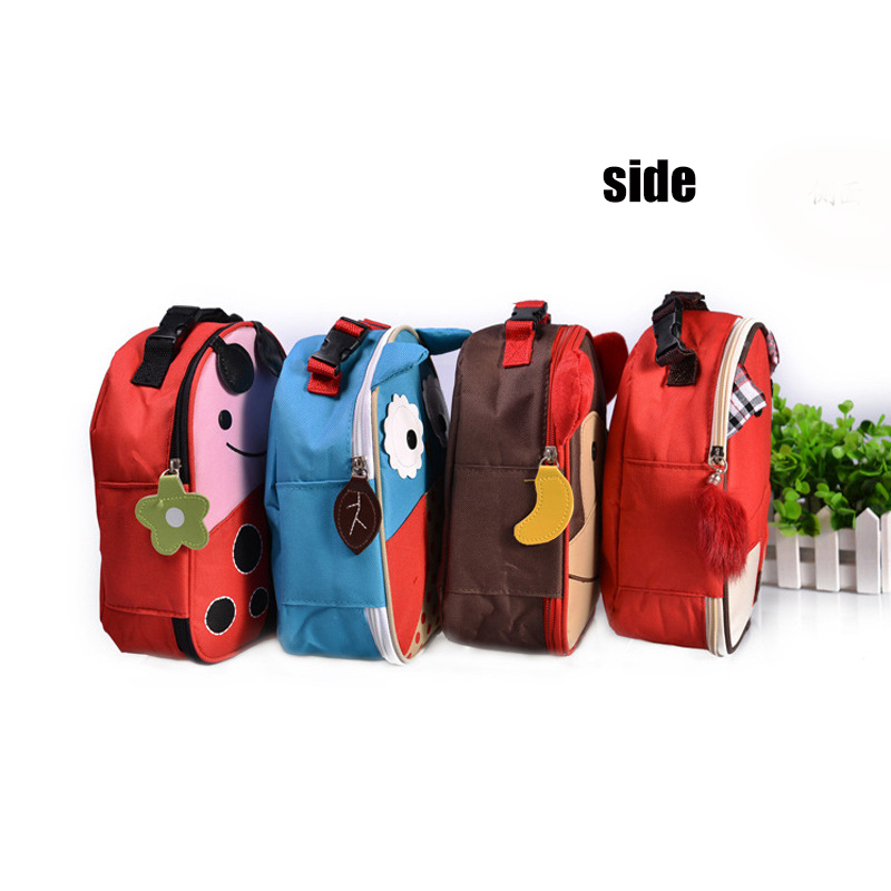 Cartoon Kinder Lunchpaket Zoo Multifunktions Tragbaren Paket Lebensmittel Mahlzeit Mittagessen Box Isolierte Lunch Boxes