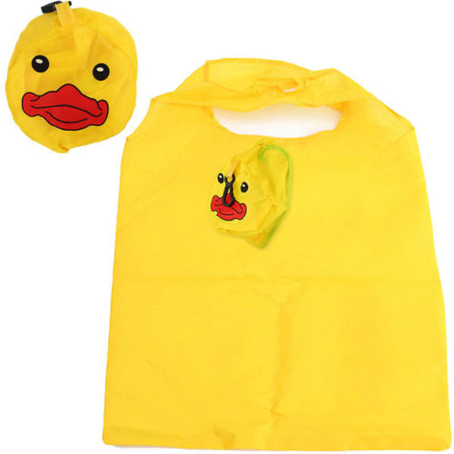 1 stück Eco Reise Faltbare Handtaschen Bear Cat Schwein Ente Panda Einkaufstasche Lagerung Wiederverwendbarer Tier