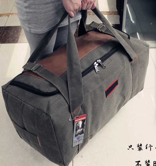 Herren Reisetaschen Große Kapazität Damen Gepäck Reise Seesäcke Leinwand Outdoor Wandern