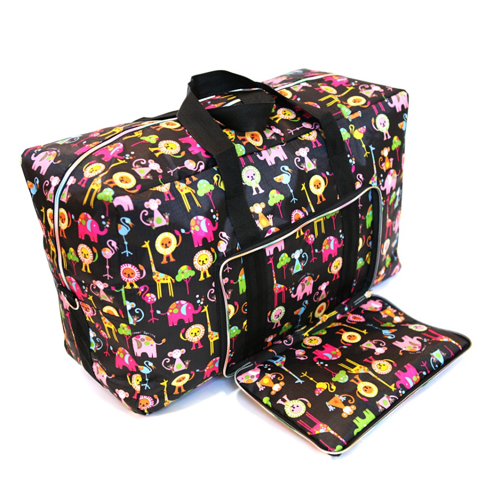 Freies verschiffen kip stil Großer kapazität klappwasserdicht sport fitness Reisetasche portable Damen