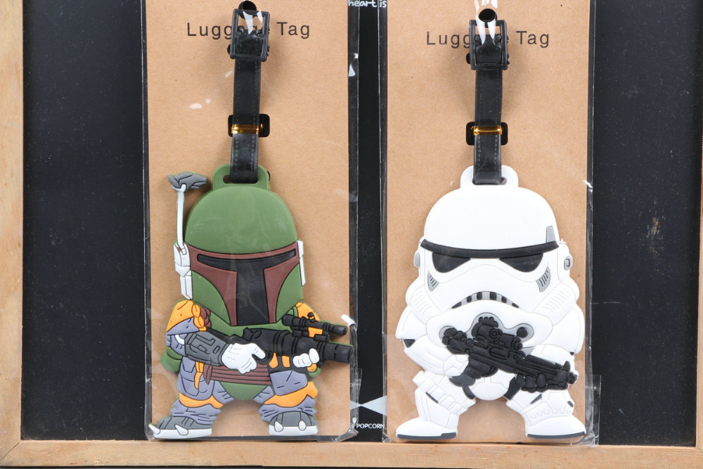Schöne Star Wars Stormtrooper   Schwarze Ritter PVC kofferanhänger