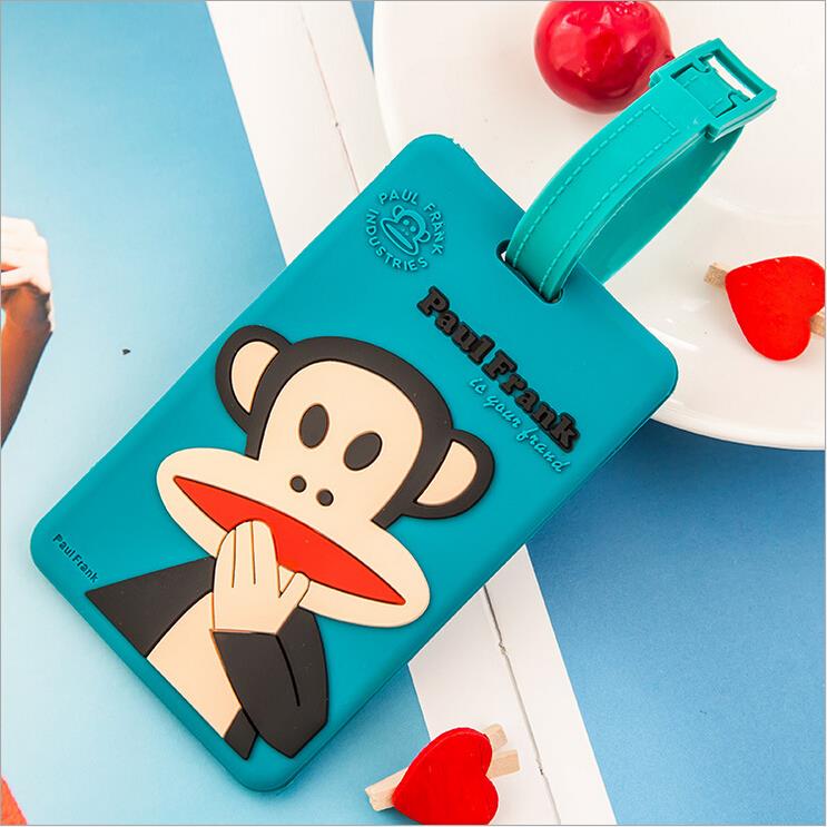 Reise Zubehör Kofferanhänger Koffer Rucksack Flugzeug Flugzeug Mode Cartoon Silicon Neue 1 stück