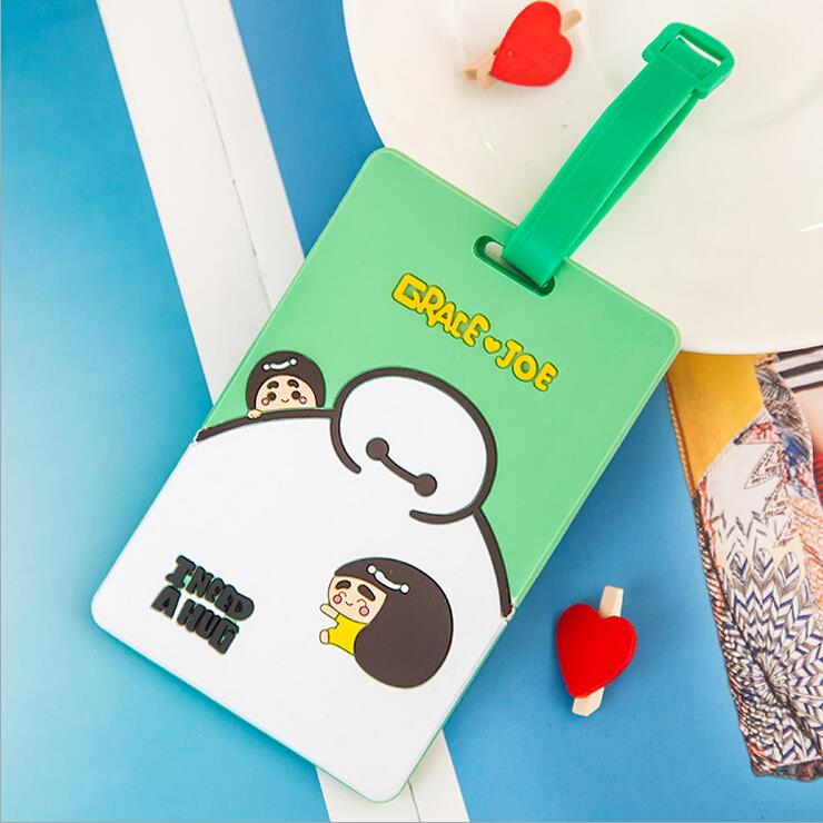 Reise Zubehör Kofferanhänger Koffer Rucksack Flugzeug Flugzeug Mode Cartoon Silicon Neue 1 stück