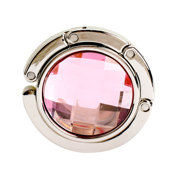 1 stk Gefaltet Handtaschen haken aufhänger halter Legierung Mode Kristall Strass