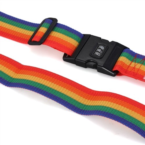 Texu mit Code Schloss NI5L Reisegepäck Koffer Gurtband Gepäck Rucksack Gürtel