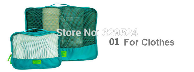 7 Pieces Set Travel Zubehör Herren und Damen Solide Wasserdicht Nylon Tragbare Reise gepäckverpackungs