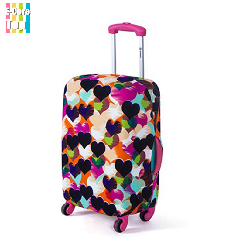 Freies Verschiffen Reisegepäck Koffer Schutzhülle Gelten 18 ~ 30 Zoll Koffer Decken Elastischen Material Print