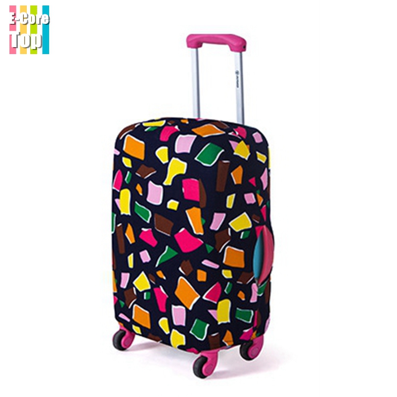 Freies Verschiffen Reisegepäck Koffer Schutzhülle Gelten 18 ~ 30 Zoll Koffer Decken Elastischen Material Print
