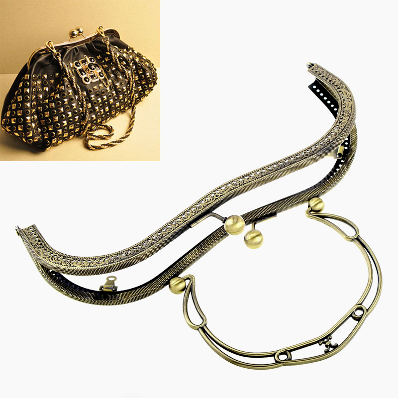 1 stück Geldbeutel beutel Metall Arch Rahmen Kuss Schließe Sperre Griff Ball für Die Herstellung