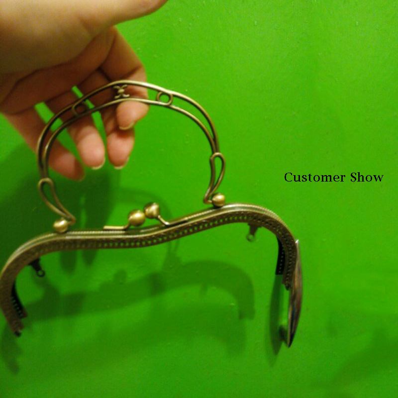 1 stück Geldbeutel beutel Metall Arch Rahmen Kuss Schließe Sperre Griff Ball für Die Herstellung