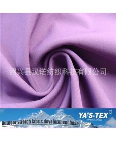 Polyester waterproof four-way stretch composite polar fleece breathable and moisture-permeable soft shell fabric