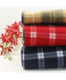 Knitted 100% polyester printed polar fleece, double brush, double shake, multi-color optional, autumn and winter coat an