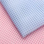 Cationic two-color square mesh polyester fashionable women's hats, sneakers, bags and breathable fabrics in stock