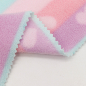 Full filament double brushed single shake polar fleece printing clothing fabric outdoor home sweatshirt