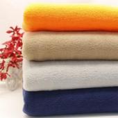 Knitted polyester semi-gloss polar fleece dyed double brush single shake 210g multi-color autumn and winter coat blanket