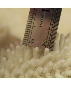 Shaoxing wholesale knitted cotton beige fine mop velvet home textile cleaning supplies fabric