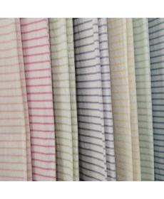 Washed cotton fabric, pure cotton yarn-dyed small fresh Japanese style pure cotton bedding fabric, wrinkled cotton washe