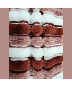 Yarn-dyed rabbit hair, yarn-dyed jacquard rabbit hair, yarn-dyed warp knitted large rabbit hair, yarn-dyed warp knitted 