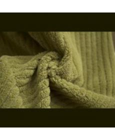 Factory direct sales of knitted plain striped coral velvet in stock home textile floor mats cleaning supplies fabrics at