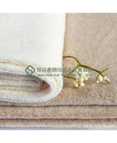 Organic cotton_Knitted terry cloth_Natural colored cotton_Pure cotton fabric_Infant terry cloth_Bath towel fabric--Globa