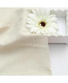 NTR polyester nylon viscose weft elastic breathable imitation linen plaid autumn and winter fashion women's fabric