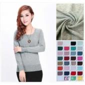 Mercerized cotton casual T-shirt fabric, pajamas and underwear fabric, anti-wrinkle and non-pilling, ready-made factory 
