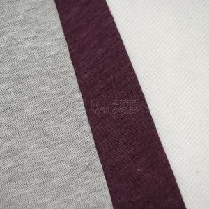 Summer long-sleeved T-shirt fabric, stretch jersey knitted fabric, ramie high-elastic fabric, factory direct sales, fact