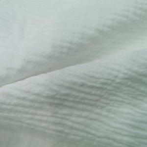 Bamboo cotton double-layer gauze fabric Class A crepe texture double-layer gauze fabric baby grade soft pajamas fabric