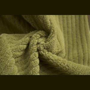 Factory direct sales of knitted plain striped coral velvet in stock home textile floor mats cleaning supplies fabrics at