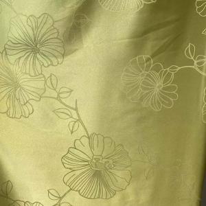 Polyester jacquard fabric All polyester plant jacquard home textile fabric imitation silk jacquard fabric 2.5 width