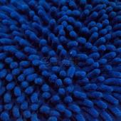 Spot factory direct sales mop velvet knitted polyester dark blue floor mat fabric